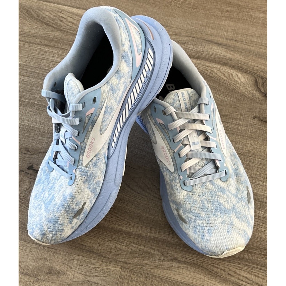 Brooks Adrenaline GTS 23 Women Running Shoes Blue Pink Tie Dye 8.5 120381-1B-493